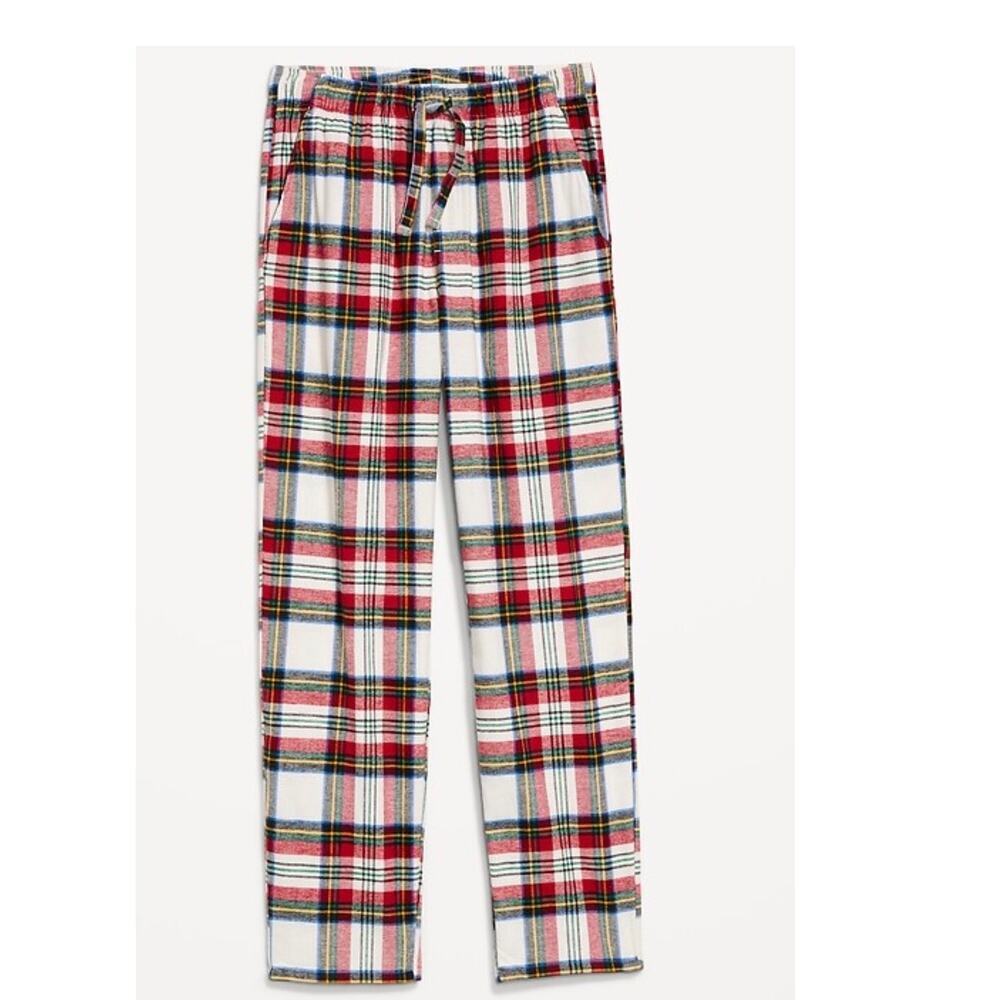 Old Navy Men's Plaid Flannel Pajama Lounge Pants 100% Cotton XL
